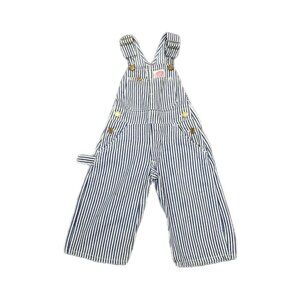 Vintage Round House Cotton Denim Jean Farmer Bib Overalls Youth